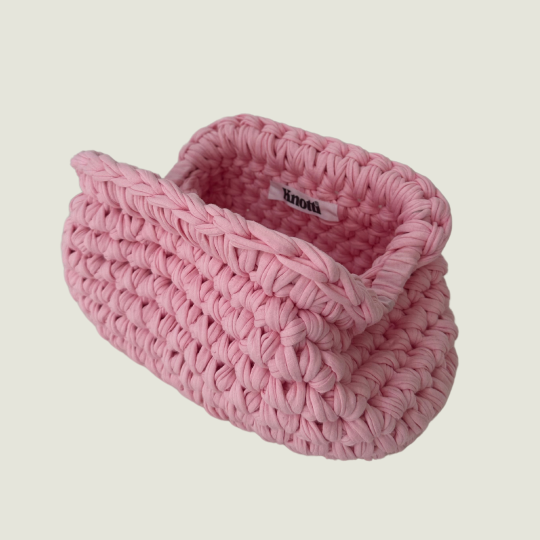 Large Knotti Clutch- Baby Pink